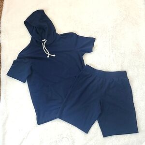Mens Top And Shorts Set